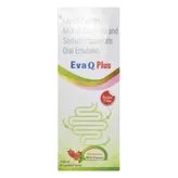 Eva Q Plus Sugar Free Strawberry Mint Flavour Oral Emulsion 150 ml, Pack of 1 EMULSION