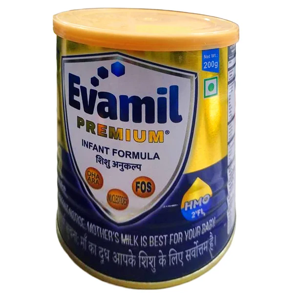 Evamil Premium Stage 1 Infant Formula, 200 gm Tin