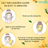 Everyuth Naturals Advanced Golden Glow Peel-Off Mask, 90 gm, Pack of 1