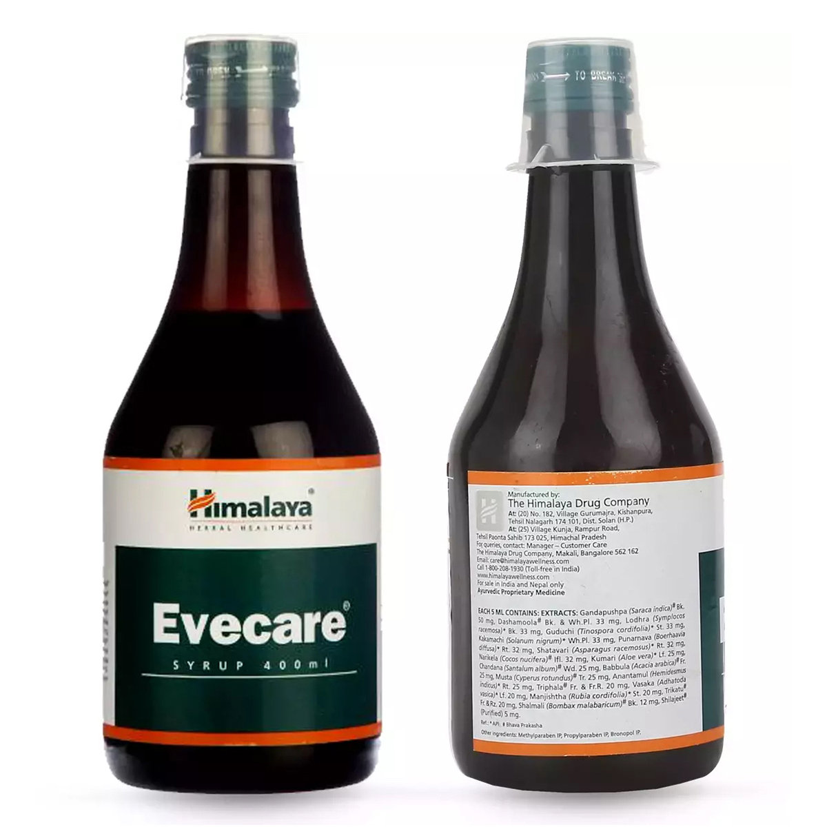 Himalaya Evecare Syrup, 400 ml, Pack of 1 Himalaya Evecare Syrup, 400 ml, Pack of 1
