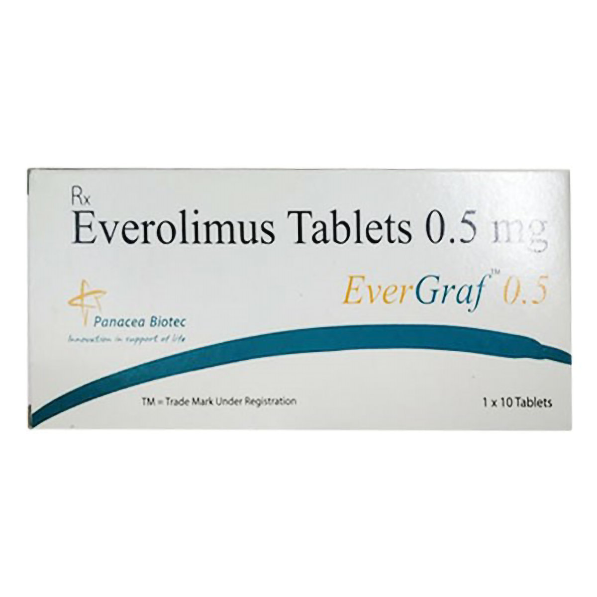 Evergraf 0.5 Tablet 10's, Pack of 10 TabletS Evergraf 0.5 Tablet 10's, Pack of 10 TabletS