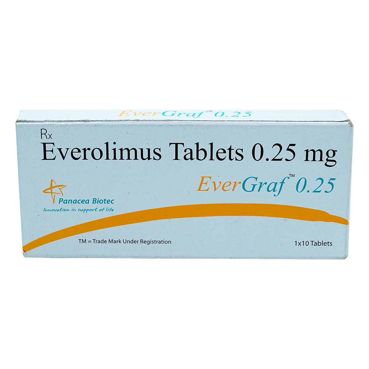 Evergraf 0.25 Tablet 10's, Pack of 10 TabletS Evergraf 0.25 Tablet 10's, Pack of 10 TabletS