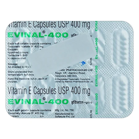 Evinal 400 mg Capsule 10's