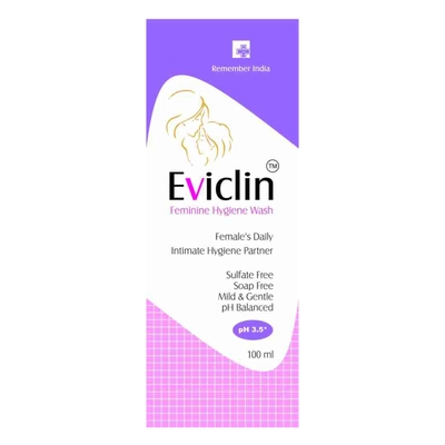 Eviclin Feminine Hygiene Wash 100 ml, Pack of 1