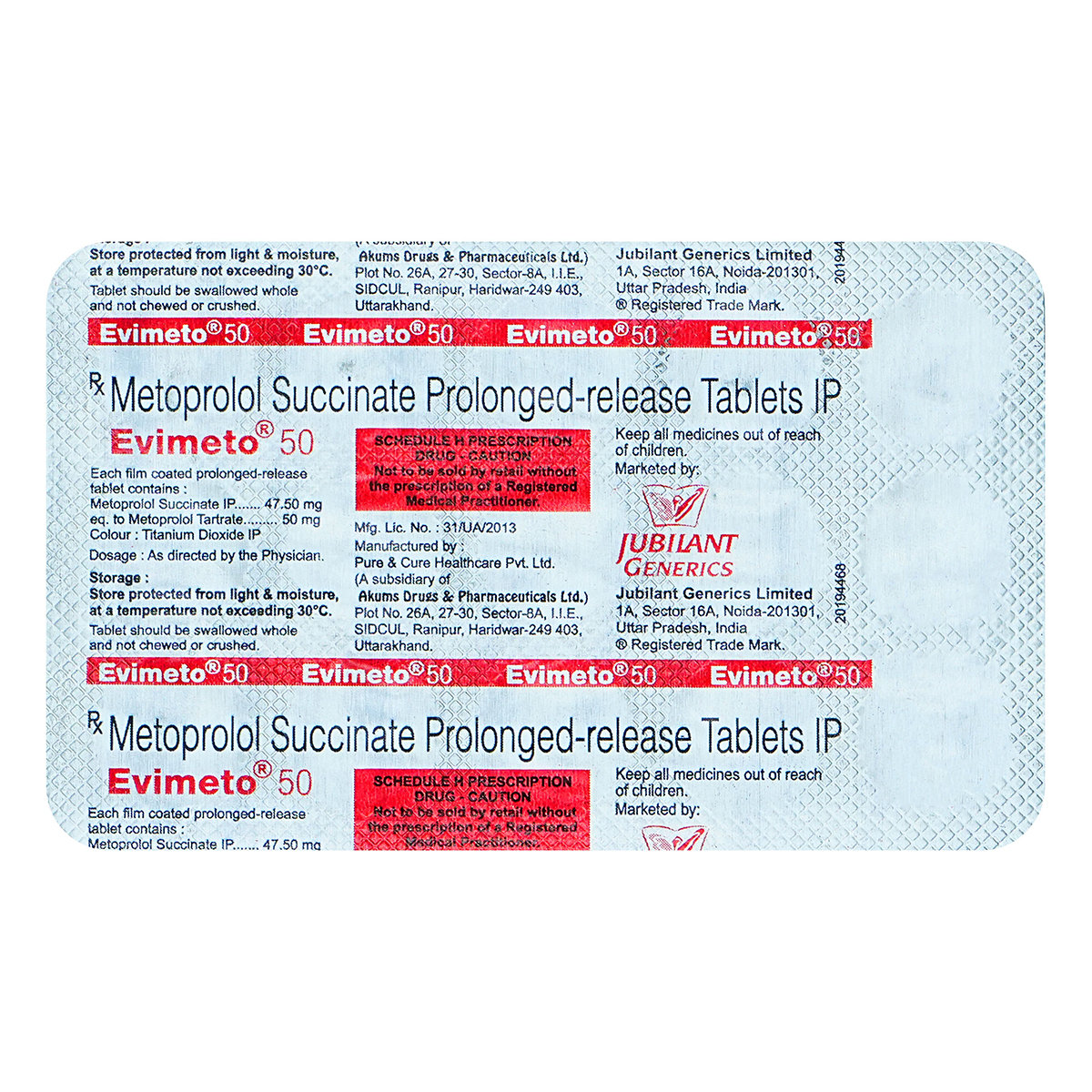 Evimeto 50 Tablet 15's, Pack of 15 TABLETS Evimeto 50 Tablet 15's, Pack of 15 TABLETS