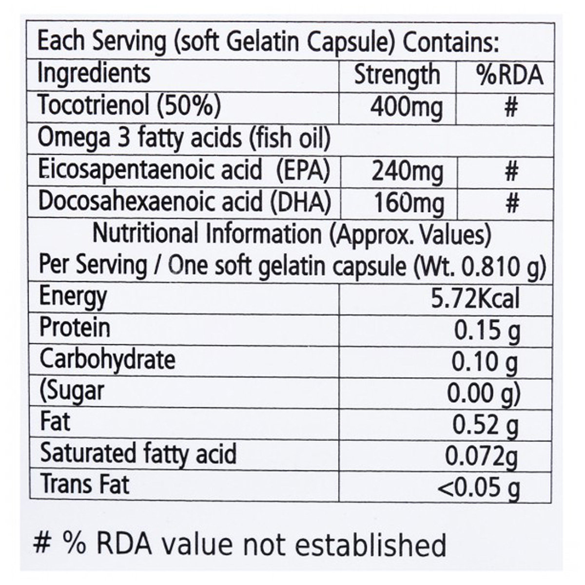 Evitas-Max Softgel Capsule 10's, Pack of 10 SoftgelsS Evitas-Max Softgel Capsule 10's, Pack of 10 SoftgelsS