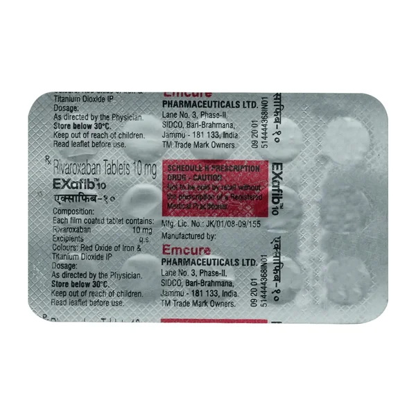 Exafib 10 Tablet 14's