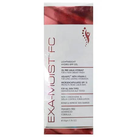 Exa-Moist FC Light Weight Hydro SPF Gel, 50 gm