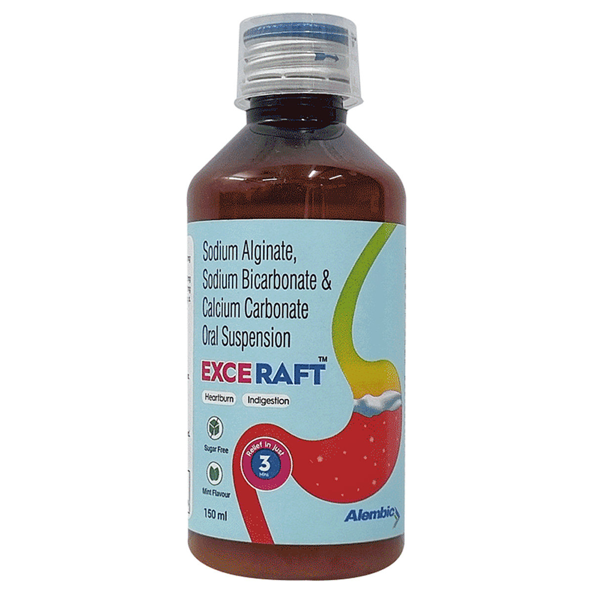 Exceraft Sugar Free Mint Suspension 150 ml, Pack of 1 SUSPENSION Exceraft Sugar Free Mint Suspension 150 ml, Pack of 1 SUSPENSION