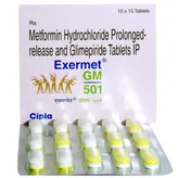 Exermet GM 501 Tablet 15's, Pack of 15 TABLETS