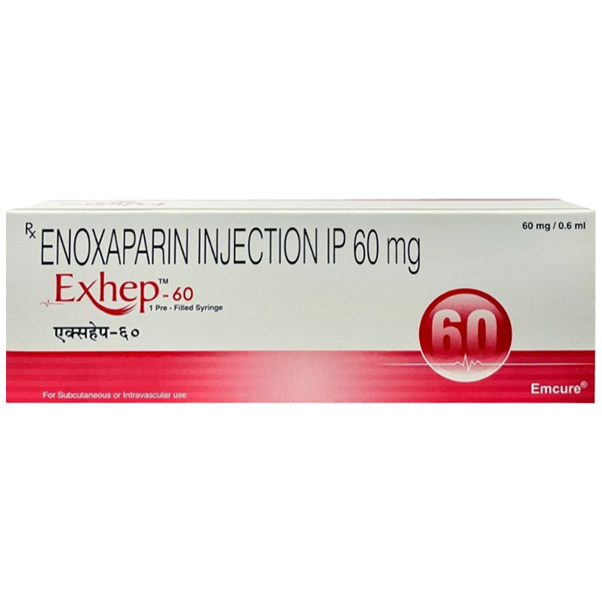 Exhep 60 mg Injection 0.6 ml Exhep 60 mg Injection 0.6 ml