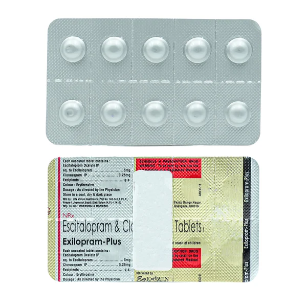 Exilopram Plus Tablet 10's, Pack of 10 TABLETS
