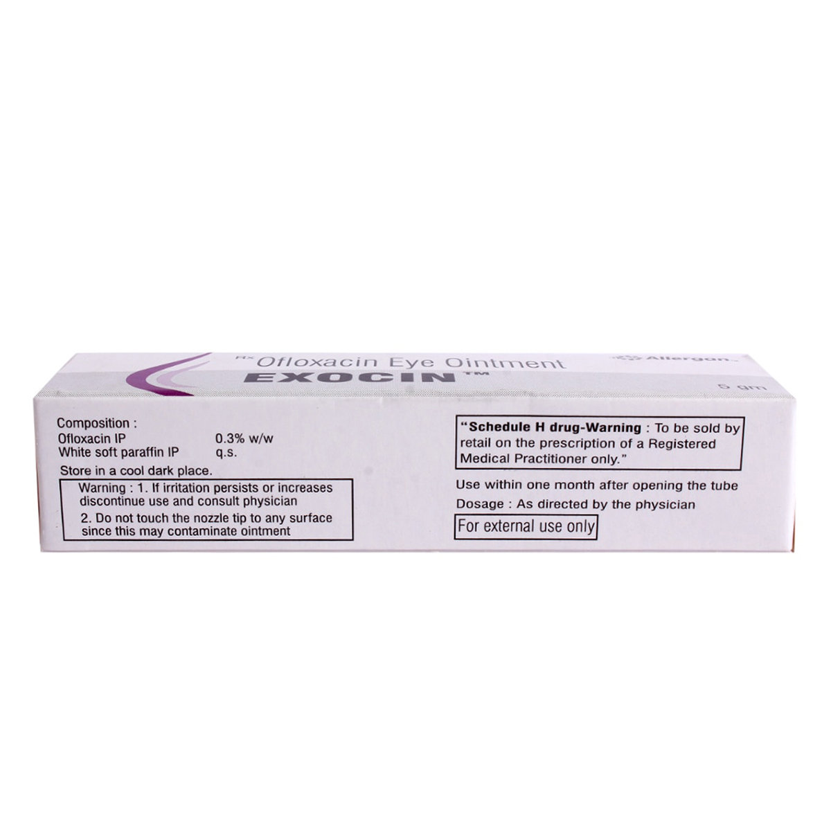 Exocin Eye Ointment 5 gm, Pack of 1 OINTMENT Exocin Eye Ointment 5 gm, Pack of 1 OINTMENT