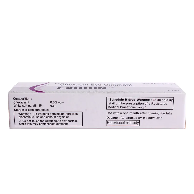 Buy Exocin Eye Ointment 5 gm online | Uses, Side Effects, Price and ...