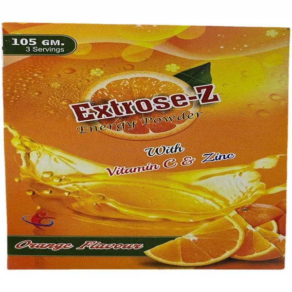 Extrose-Z Orange Flavour Powder 105 gm, Pack of 1