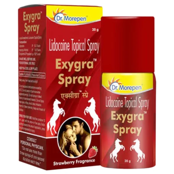 Exygra Strawberry Fragrance Topical Spray 20 gm