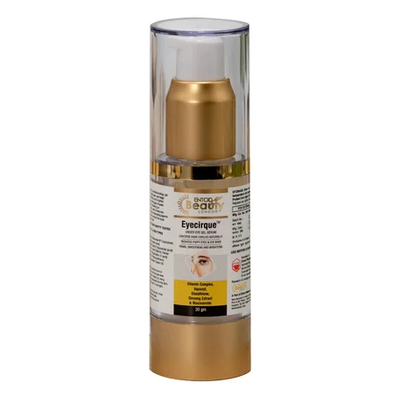 Eyecirque Under Eye Gel Serum 30 gm | Vitamin Complex, Aquaxyl, Glutathione, Ginseng Extract & Niacinamide | Reduces Dark Circles, Eye Puffiness, Eye Bags & Wrinkles | Smoothens, Brightens Skin | For All Skin Type