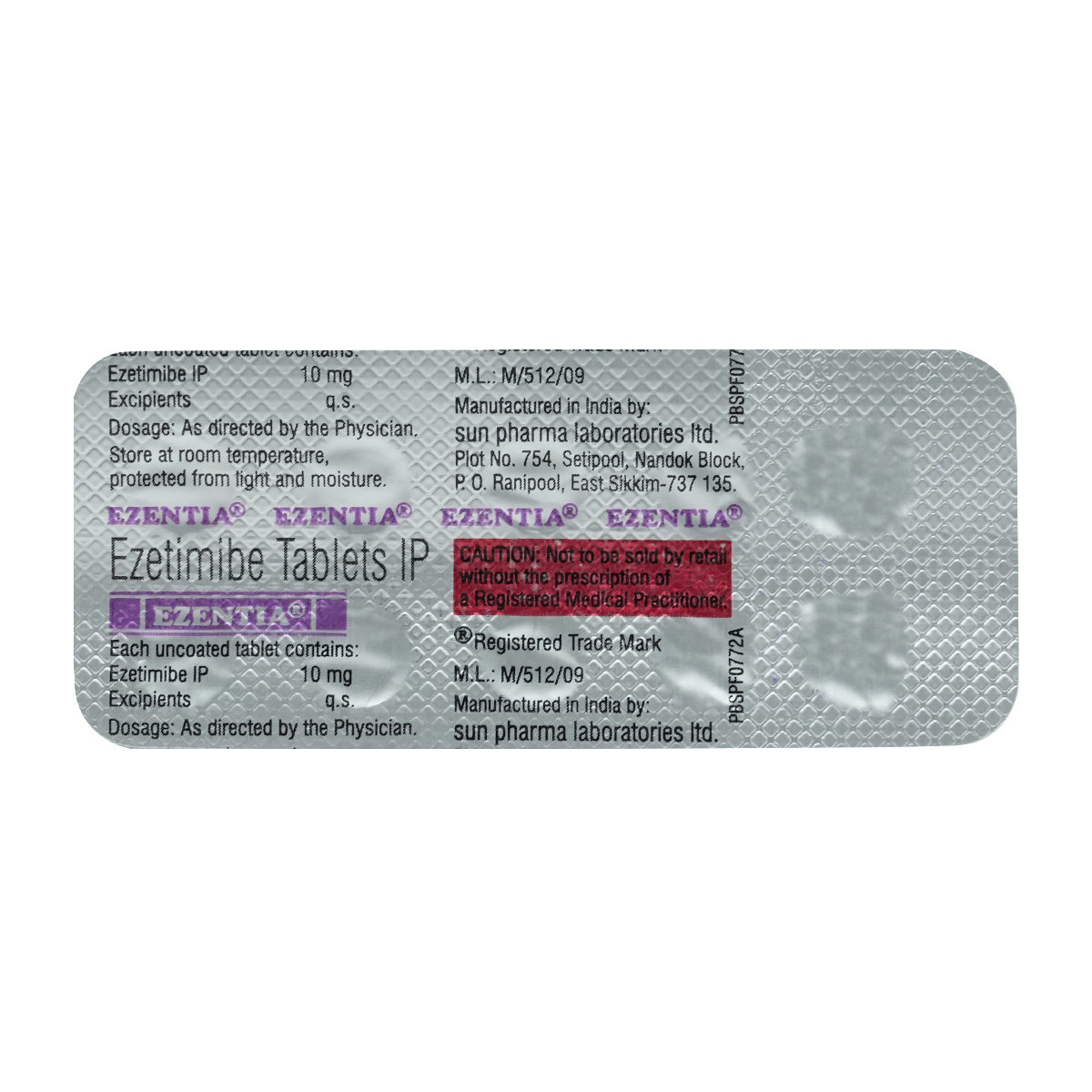 Ezentia Tablet 10's, Pack of 10 TABLETS Ezentia Tablet 10's, Pack of 10 TABLETS