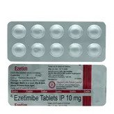 Ezetim 10 Tablet 10's, Pack of 10 TABLETS
