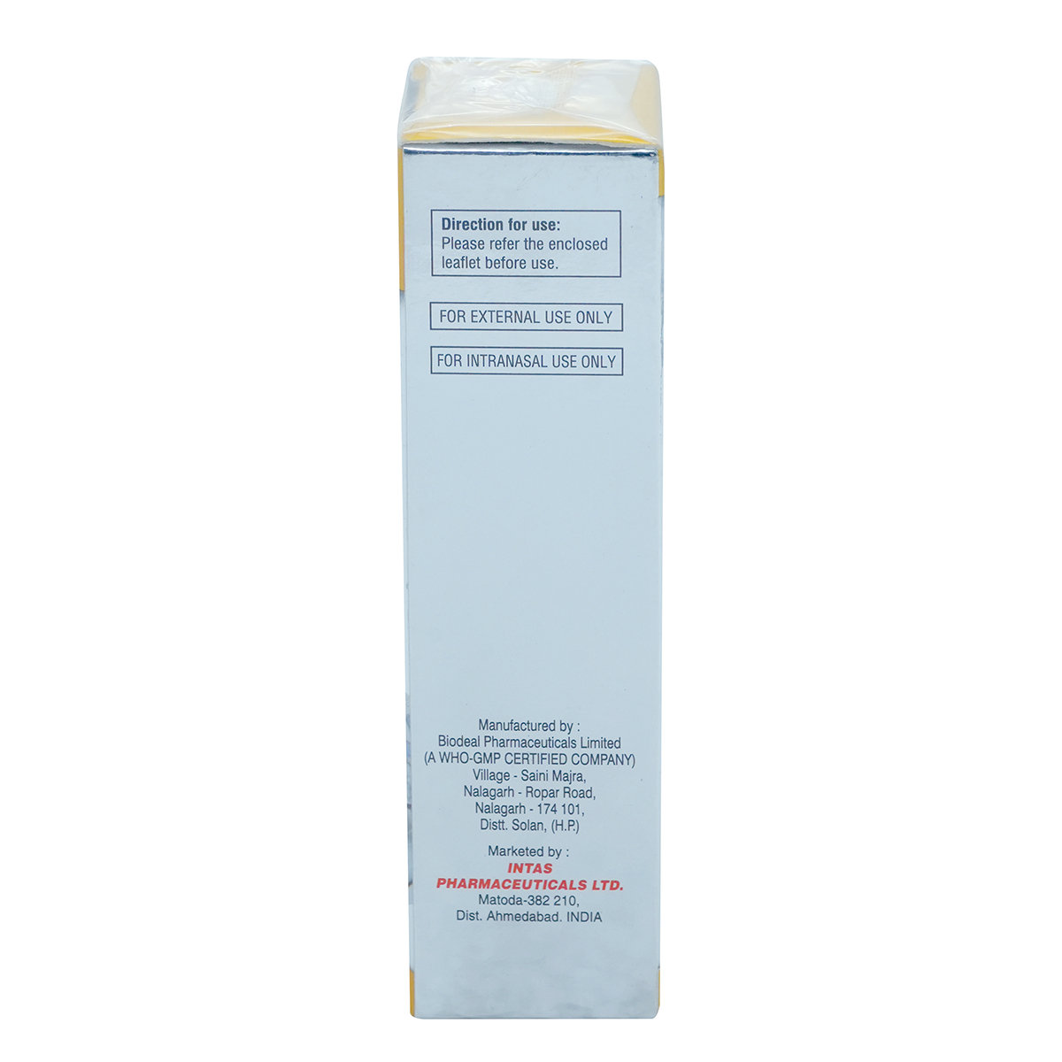 Ezicas F 360 Nasal Spray 160 mdi, Pack of 1 Nasal Spray Ezicas F 360 Nasal Spray 160 mdi, Pack of 1 Nasal Spray