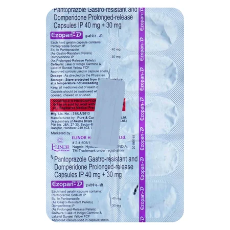 Ezopan-D Tab 10'S