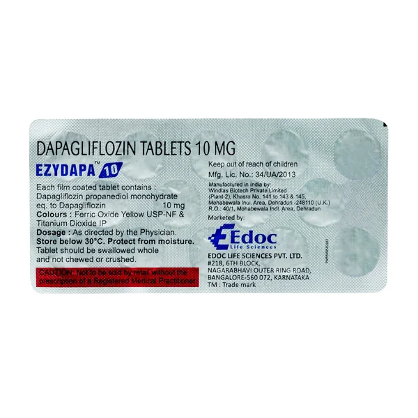 Ezydapa 10 Tablet 14's