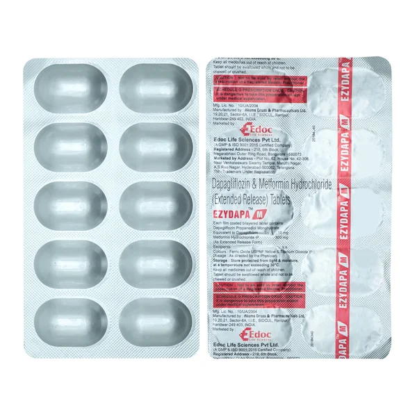 Ezydapa M 10/500 Tablet 10's, Pack of 10 TABLETS