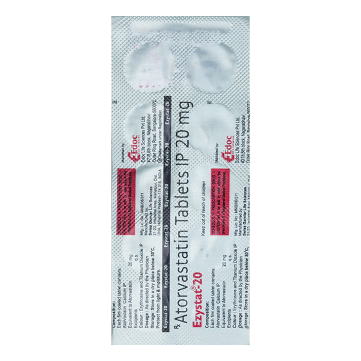 Ezystat-20 Tablet 10's, Pack of 10 TabletS Ezystat-20 Tablet 10's, Pack of 10 TabletS