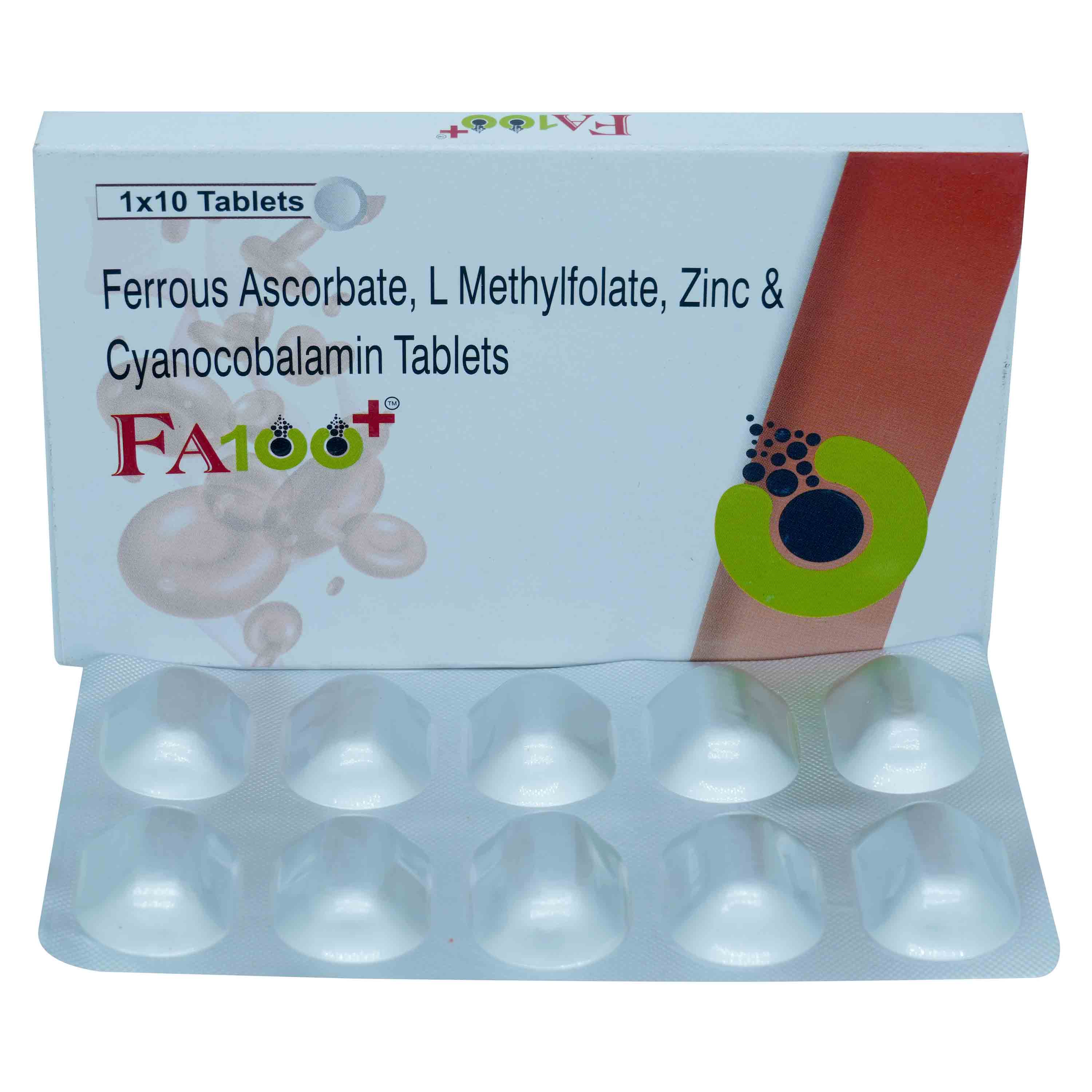 FA 100 Plus Tablet 10's, Pack of 10 FA 100 Plus Tablet 10's, Pack of 10