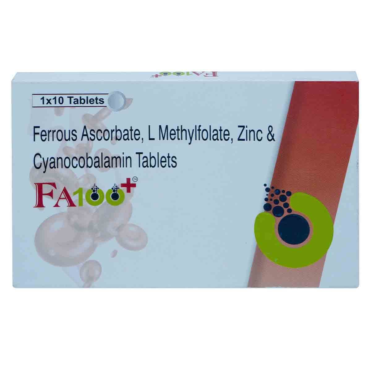 FA 100 Plus Tablet 10's, Pack of 10 FA 100 Plus Tablet 10's, Pack of 10