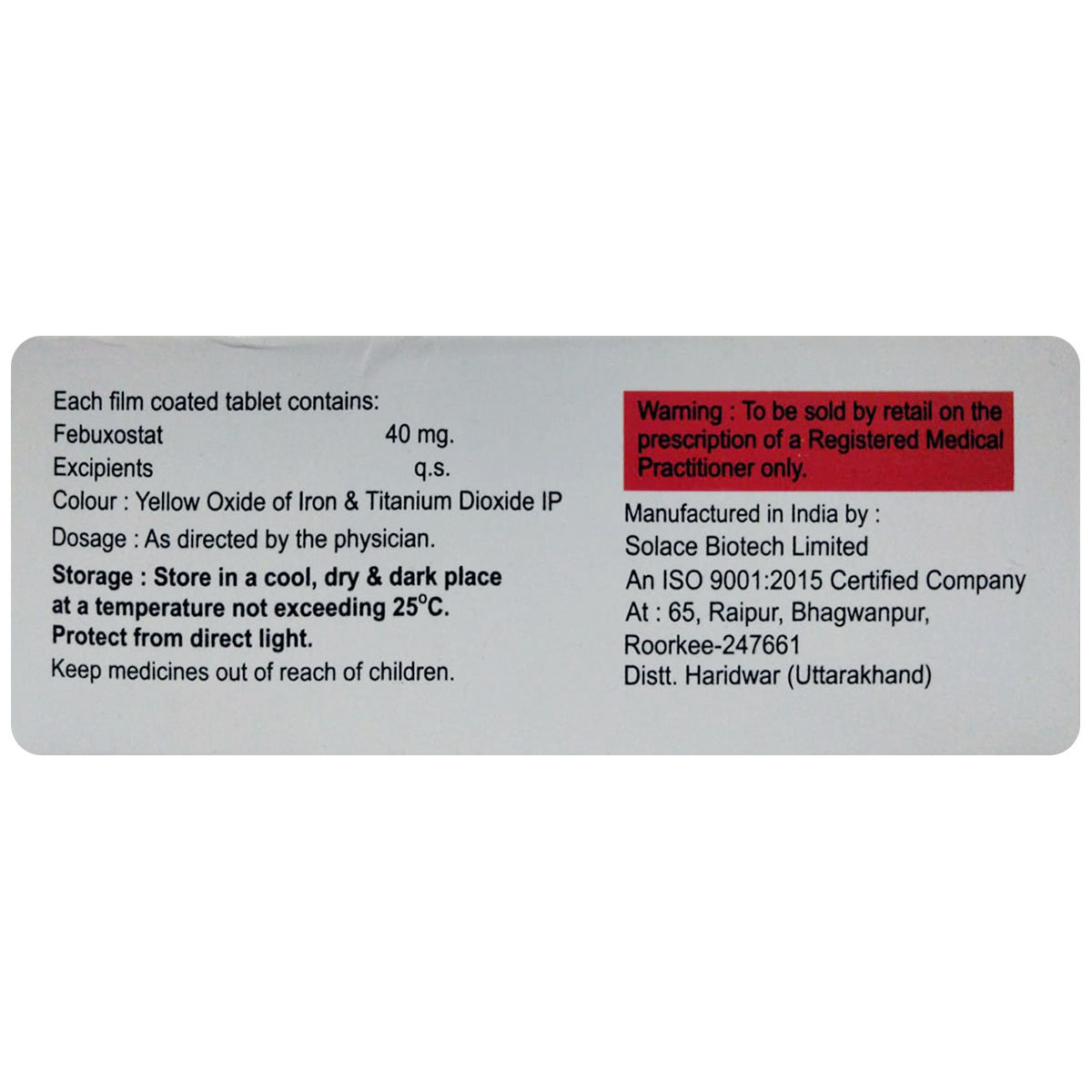 Fabolast-40 Tablet 10's, Pack of 10 TABLETS Fabolast-40 Tablet 10's, Pack of 10 TABLETS
