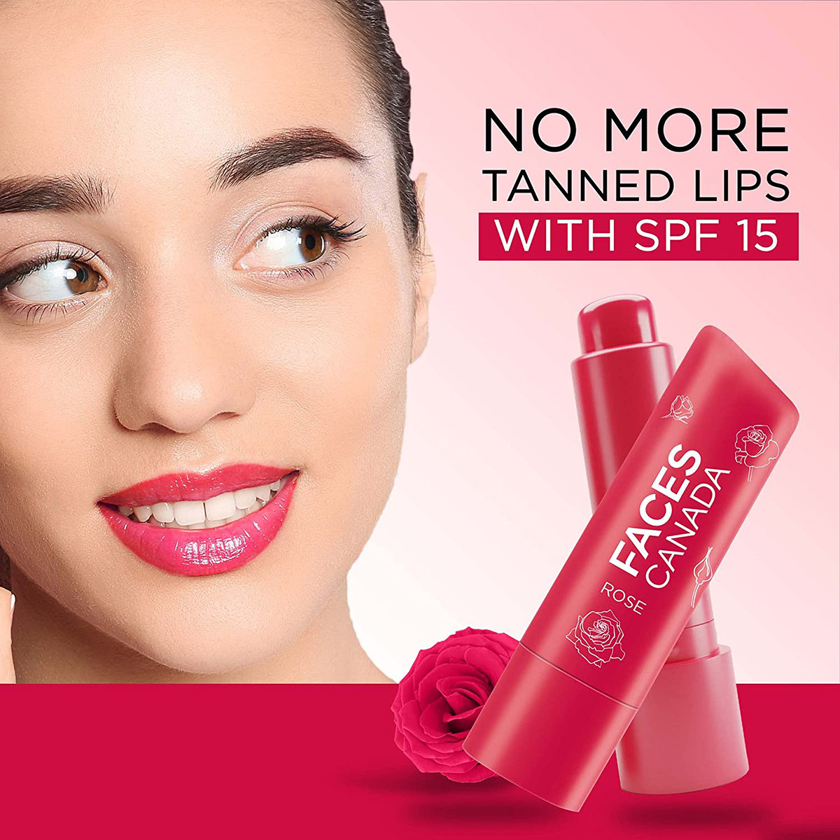 Faces Canada Rose Petal SPF 15 Color Balm, 4.5 GM, Pack of 1 Faces Canada Rose Petal SPF 15 Color Balm, 4.5 GM, Pack of 1