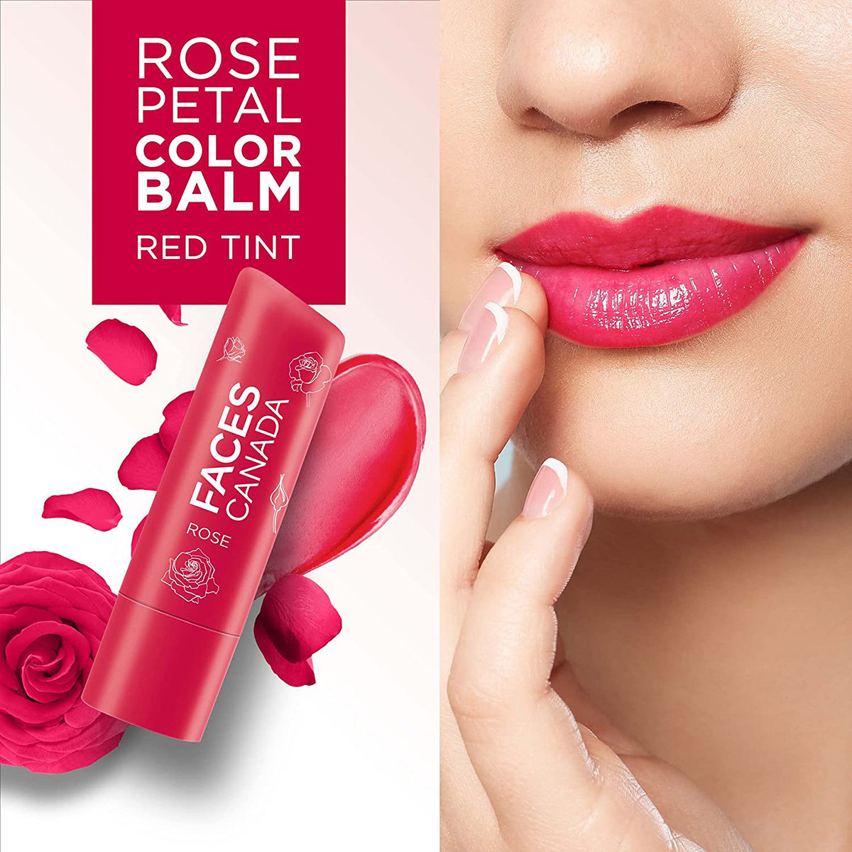 Faces Canada Rose Petal SPF 15 Color Balm, 4.5 GM, Pack of 1 Faces Canada Rose Petal SPF 15 Color Balm, 4.5 GM, Pack of 1