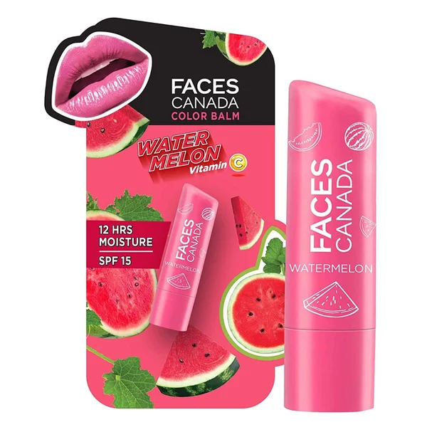 Faces Canada Watermelon SPF 15 Color Balm, 4.5 GM, Pack of 1