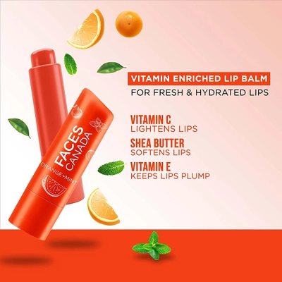 Faces Canada Orange Mint SPF 15 Color Balm, 4.5 GM, Pack of 1