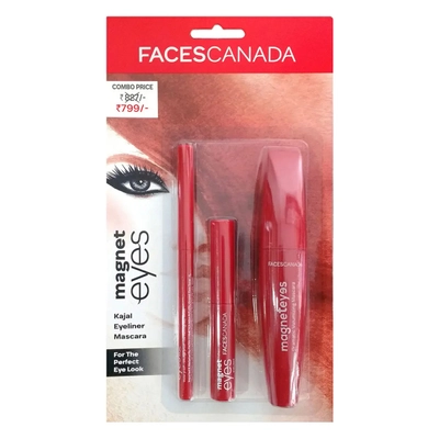 Faces Canada Magnet Eyes Kajal Triopack, 9.5 gm, Pack of 1