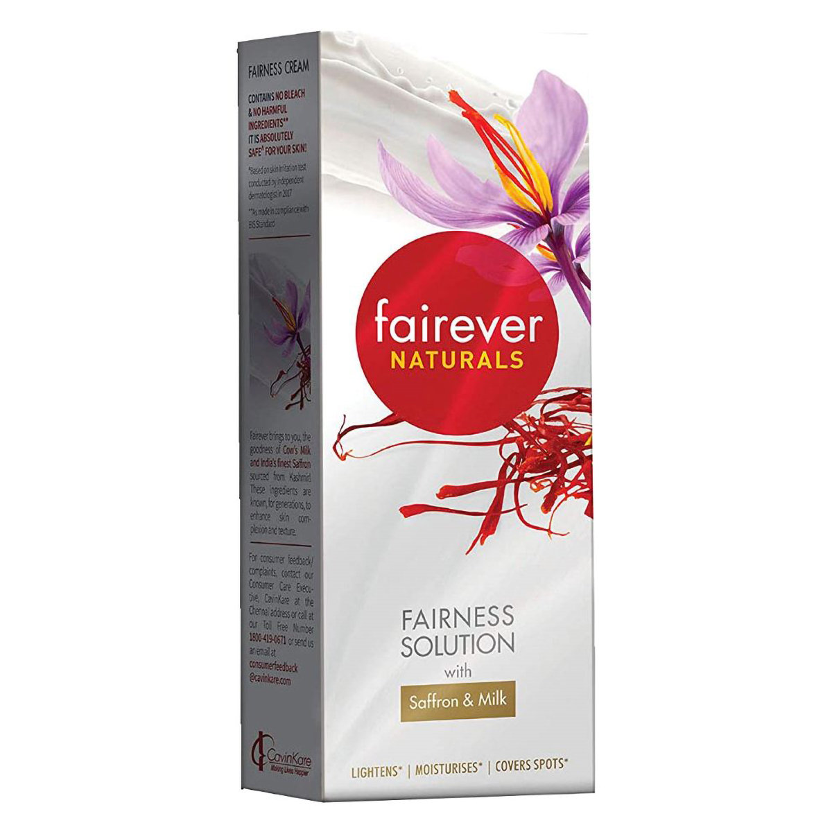 Fairever Naturals Fairness Solution Cream 50 gm | With Saffron & Milk | Lightens Skin Tone | Gives Moisturised, Soft & Smooth Skin, Pack of 1 Fairever Naturals Fairness Solution Cream 50 gm | With Saffron & Milk | Lightens Skin Tone | Gives Moisturised, Soft & Smooth Skin, Pack of 1