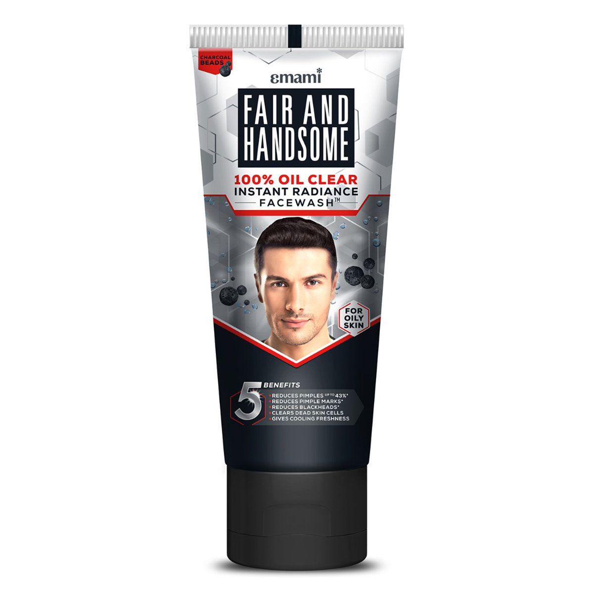 Fair and Handsome 100% Oil Clear Instant Radiance Face Wash, 50 gm, Pack of 1 Fair and Handsome 100% Oil Clear Instant Radiance Face Wash, 50 gm, Pack of 1