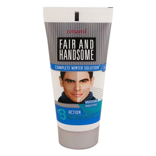 Fair and Handsome Complete Winter Solution Fairness Cream 60 gm | With Moisture Boost Technology | Skin Moisturization | Reduce Dark Spots | Sun Protection | Insant Brightness &amp; Fariness | Non Sticky, Pack of 1