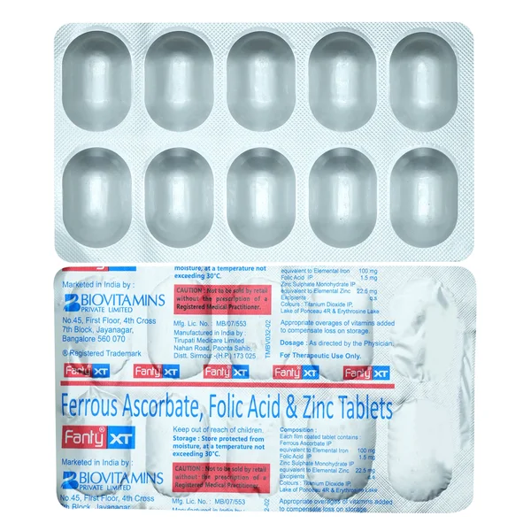 Fanty XT Tablet 10's, Pack of 10 TabletS