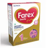 Farex Gentle Infant Formula Stage 1 Powder for Up to 6 Months, 400 gm Refill Pack, Pack of 1