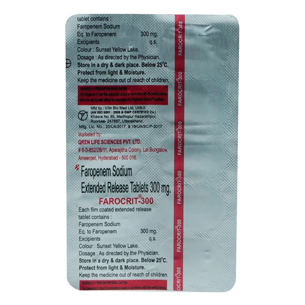 Farocrit 300 mg Tablet 10's, Pack of 10 TABLETS