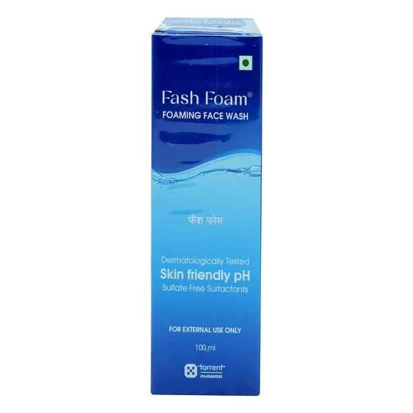 Fash Foam Foaming Face Wash 100 ml | Removes Dirt, Dead Cells &amp; Excess Oil, Pack of 1