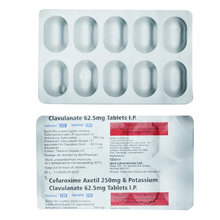 Fastclav 250 Tablet 10's