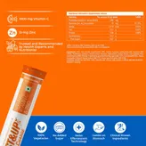 Fast&amp;Up Charge Natural Vitamin C &amp; Zinc Orange Flavour, 20 Effervescent Tablets, Pack of 1 TABLET