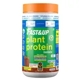 Fast&amp;Up Plant Protein Isolate Chocolate Flavour Powder, 470 gm, Pack of 1