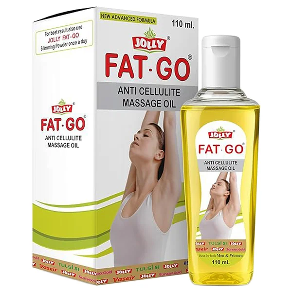 Fat Go Oil | Anti cellulite Massage Oil | Improves Skin texture, Pack of 1