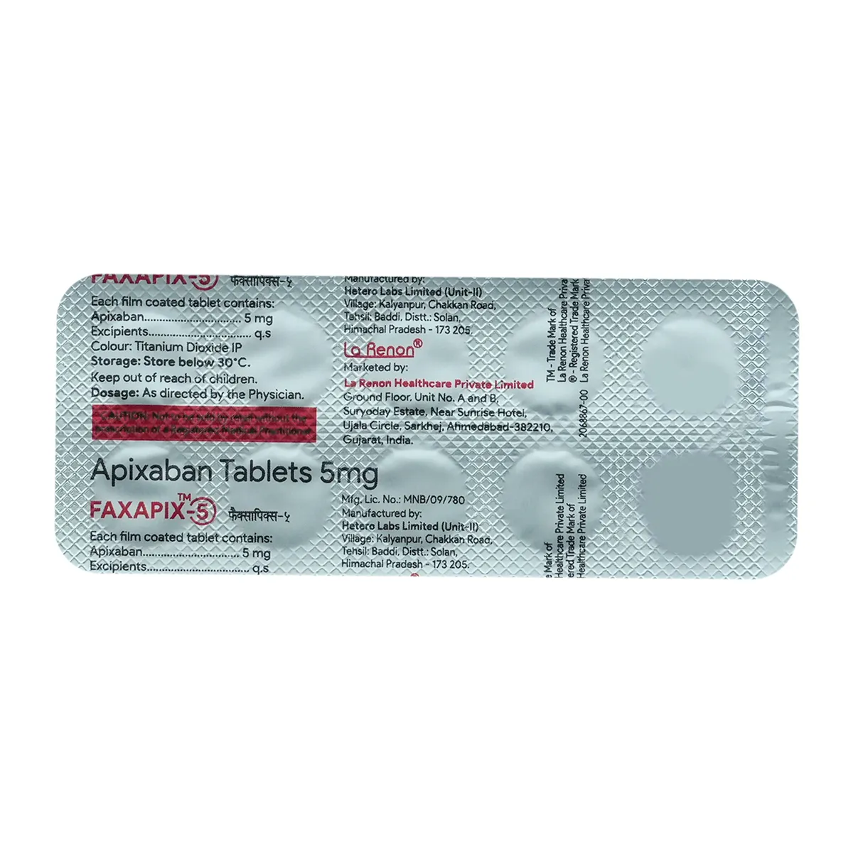 Faxapix-5 Tablet Uses, Side Effects, Price Apollo Pharmacy