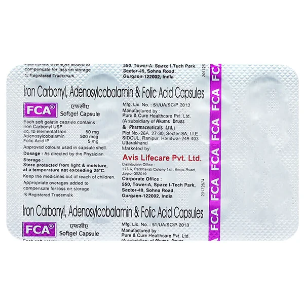 FCA Capsule 10's, Pack of 10