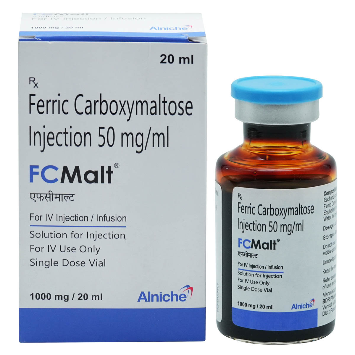 Fcmalt 1000 mg/ 20 ml Injection 1's, Pack of 1 Injection Fcmalt 1000 mg/ 20 ml Injection 1's, Pack of 1 Injection
